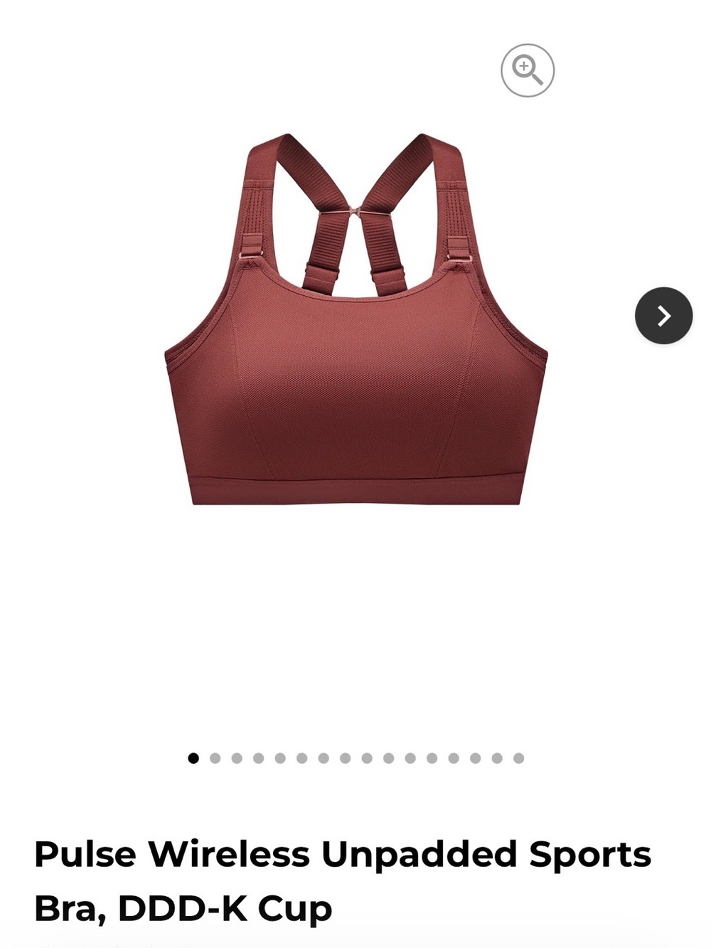 Pulse Wireless Unpadded Sports Bra — Rose Brown